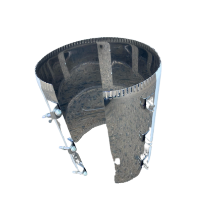 Хомут стяжной усиленный, нерж. ст. 430 в Орше