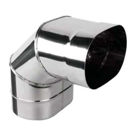 Колено овал. сечения (Отвод) 90 из нерж. ст. 430-1,0 мм, горизонт купить в Орше