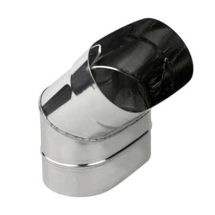 Колено овал. сечения (Отвод) 45 из нерж. ст. 304-0,8 мм, горизонт. купить в Орше