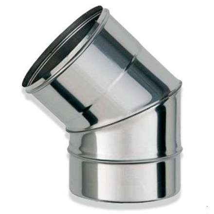 Колено (Отвод) 45 из нерж. ст. 430-0,8 мм в Орше