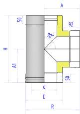 Сэндвич-тройник 2ТР Феникс 90° в Орше