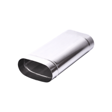 Труба овал. сечения (вставка) L-500 мм из нерж. ст. 304-1,0 мм купить в Орше