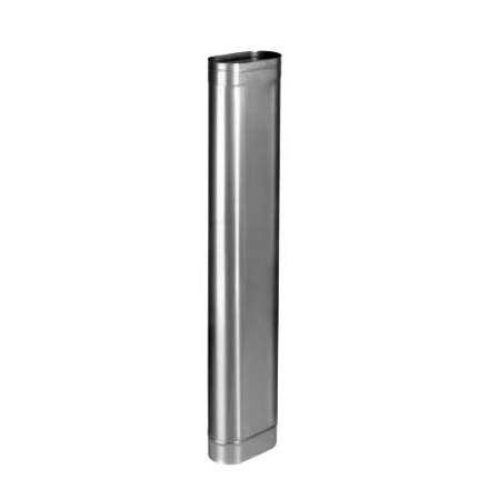 Труба овал. сечения (вставка) L-1000 мм из нерж. ст. 304-1,0 мм в Орше