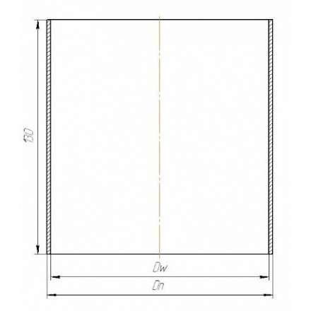 Гильза с конденсатоотводом 2 мм КПД ЧЕРНЫЙ в Орше