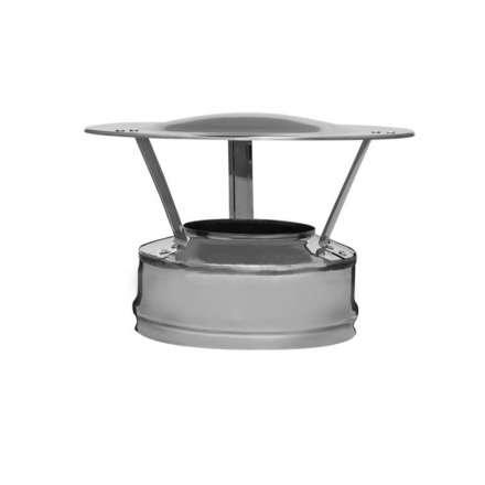 Зонт-оголовок плоский из нерж. ст. 304-430 0,5-0,5 мм, утепл. 50 мм купить в Орше