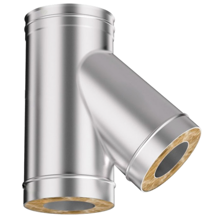 Сэндвич-тройник 45 из нерж. ст. 304-430 0,5-0,5 мм, утепл. 30 мм в Орше