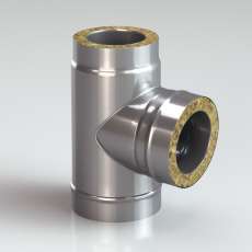 Сэндвич-Тройник 90 из нерж. ст. 430-0,8 мм, утепл. 50 мм купить в Орше