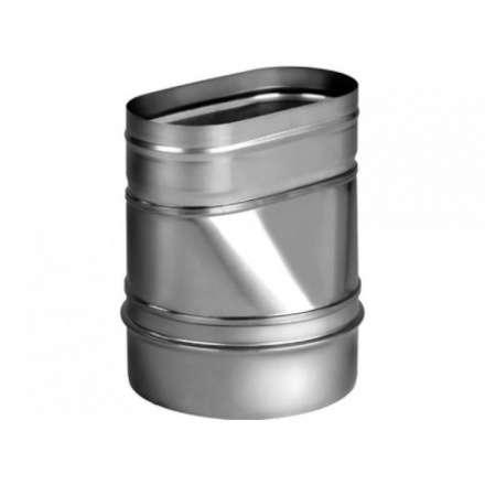 Переход прямой овальный из нерж. ст. 304-0,8 мм купить в Орше