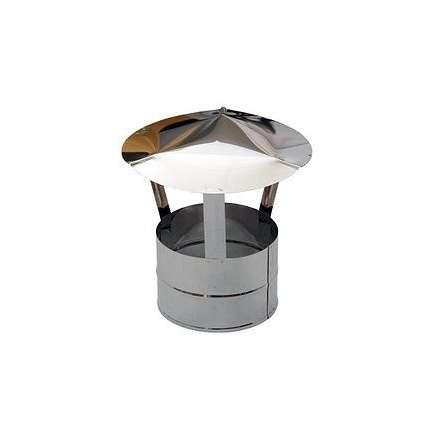 Зонт дымохода из нерж. ст. 304-0,5 мм купить в Орше