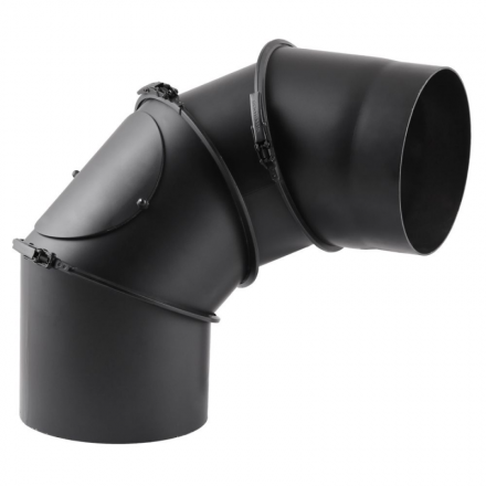 Дымоходное колено (отвод) KAISER PIPES (2мм) 4-сегментное, поворотное 180° в Орше