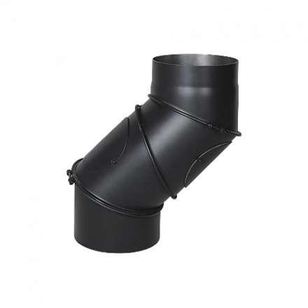Дымоходное колено (отвод) KAISER PIPES (2мм) 4-сегментное, поворотное 180° в Орше