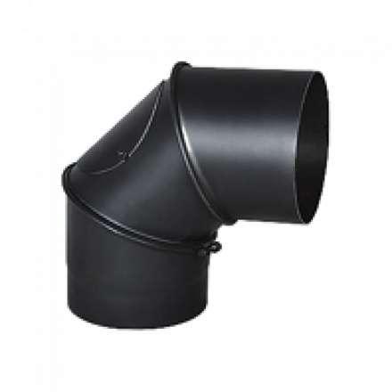 Дымоходное колено (отвод) KAISER PIPES (2мм) трёх-сегментное, поворотное 90° в Орше