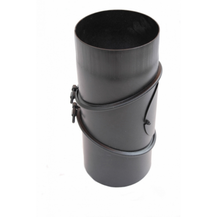 Дымоходное колено (отвод) KAISER PIPES (2мм) трёх-сегментное, поворотное 90° в Орше