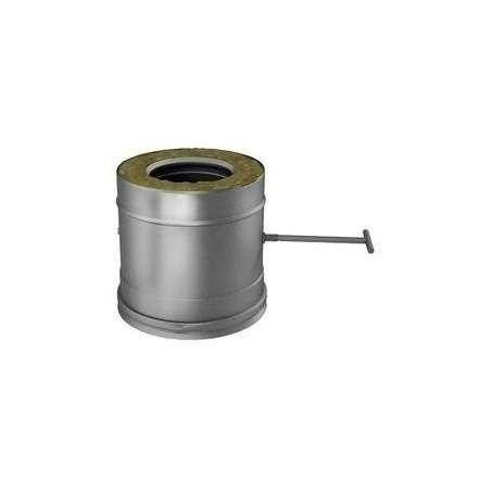 Сэндвич-Шибер поворотный AISI 304/430 1,0мм, изол. 50 мм купить в Орше