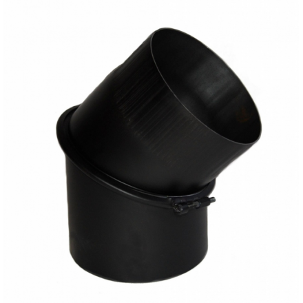 Дымоходное колено (отвод) KAISER PIPES (2мм) сегментное, поворотное 45° в Орше