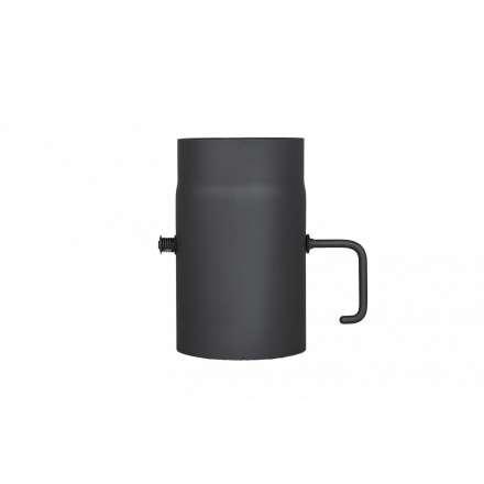 Труба с шибером 250 мм КПД ЧЕРНЫЙ купить в Орше