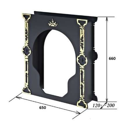 Портал Царь-печи средний стальной в Орше