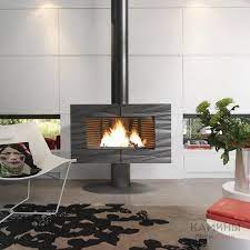 Купить Печь-камин Invicta Symphonia в интерьере чугунная в Орше в Орше