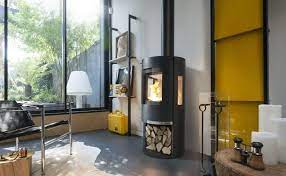 Купить Печь-камин Invicta Poele Neosen 3 Vitres в интерьере чугунная в Орше в Орше