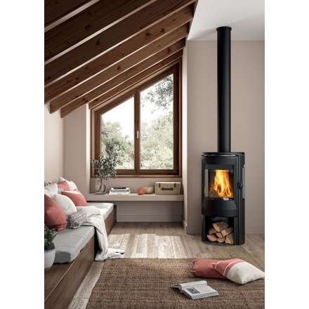 Купить Печь-камин Invicta Poele Neosen Etanche в интерьере чугунная в Орше в Орше