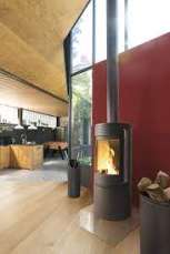 Купить Печь-камин Invicta Altara Plus в интерьере чугунная в Орше в Орше