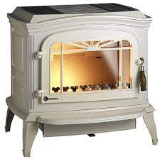 Купить Печь-камин Invicta Bradford белая эмаль в интерьере чугунная в Орше в Орше