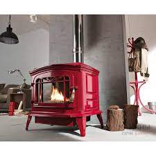 Купить Печь-камин Invicta Bradford белая эмаль в интерьере чугунная в Орше в Орше