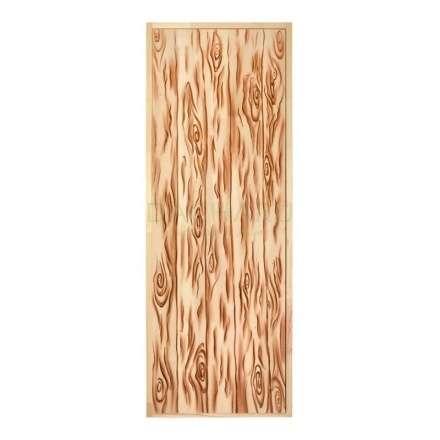 Дверь глухая из цельного массива Озорной Дед 1900x700 липа Класс А коробка из сосны в Орше