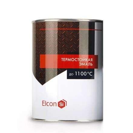Эмаль ELCON термостойкая (черная) 1л. в Орше