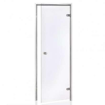 Дверь для бани стеклянная Harvia 8/19 коробка алюминий, стекло прозрачное в Орше