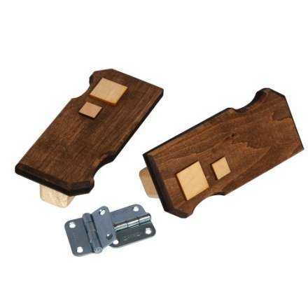 Дверь для бани глухая искусственно состарена 1900х700мм в Орше