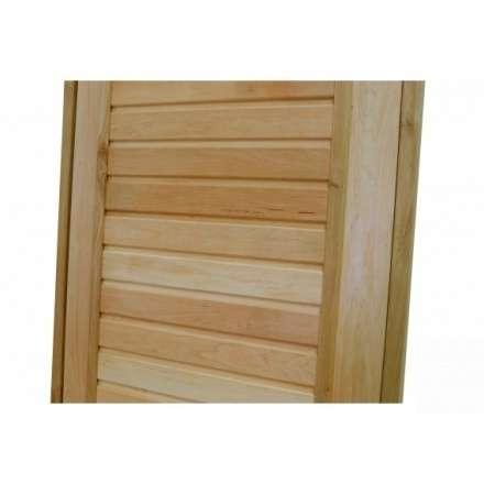 Дверь для бани ComfortProm 700x1800 ольха деревянная глухая с фольгой в Орше