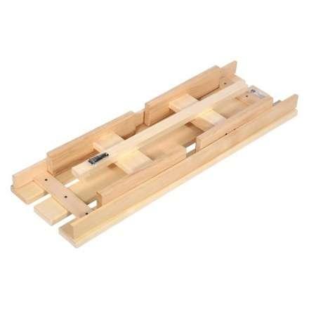 Лавочка разборная 100х33х43 см для бани и сауны (липа) 03600 в Орше