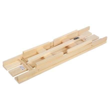 Лавочка разборная 120х33х43 см для бани и сауны (липа) 34002 в Орше