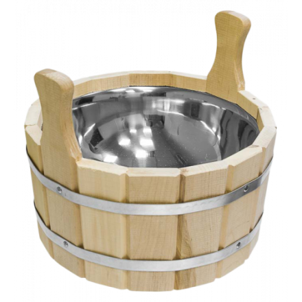 Ушат шайка 6,5л с нержавеющей вставкой 33216 купить в Орше