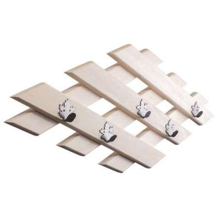 Вешалка Ромб с 5-ю железными кленовыми крючками в Орше