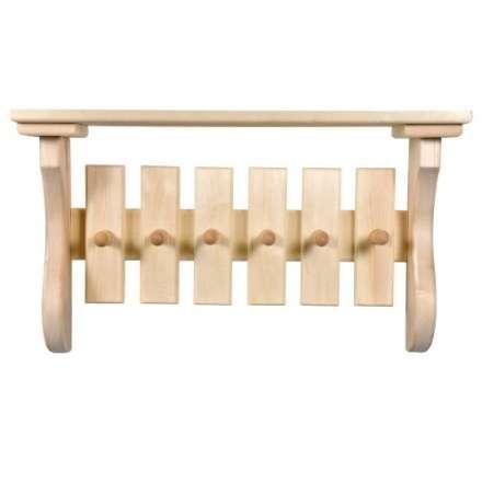 Полка с вешалкой 6 рожков 32412 купить в Орше