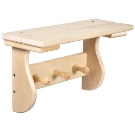 Полка с вешалкой 3 рожка 32413 в Орше