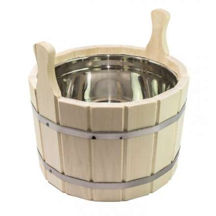 Шайка 10л с нержавеющей вкладкой (ЛТ-9) купить в Орше