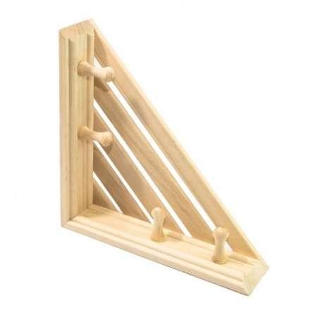 Полка угловая с вешалкой 4 рожка М-46 в Орше