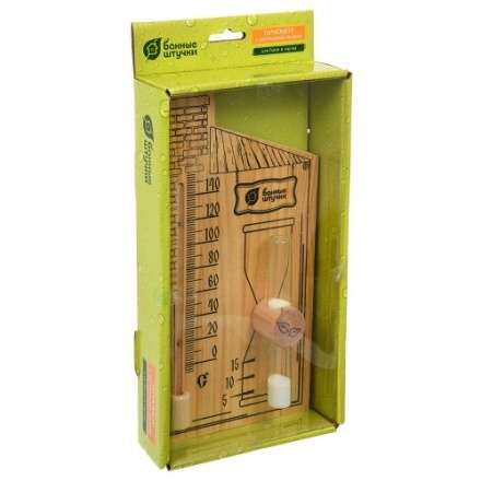 Термометр с песочными часами для бани и сауны 18036 в Орше