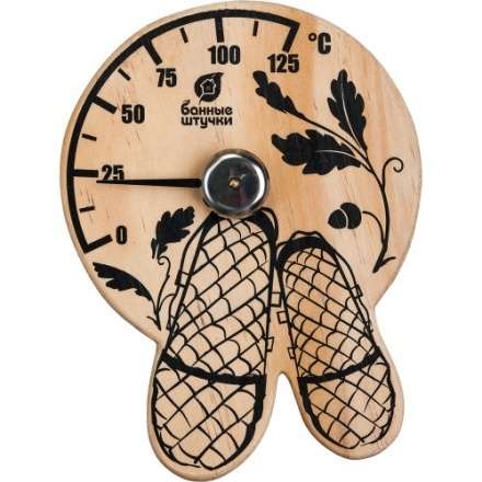 Термометр Лапти для бани и сауны 18040 купить в Орше