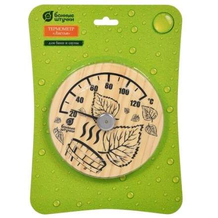 Термометр Листья для бани и сауны 18041 в Орше