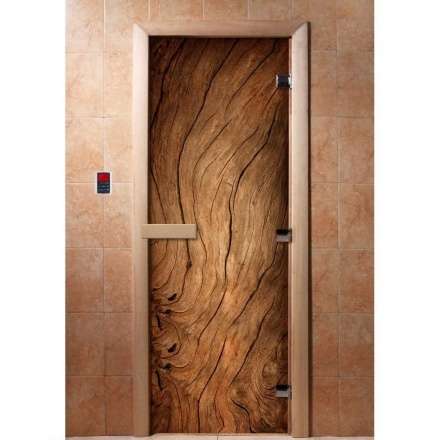 Дверь для сауны Doorwood с фотопечатью A052 1900x700 в Орше