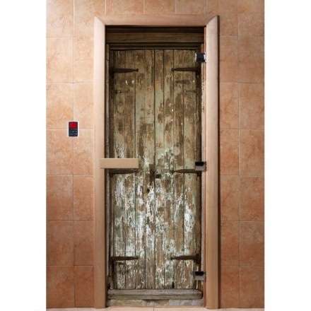 Дверь для сауны Doorwood с фотопечатью A028 1900x700 в Орше