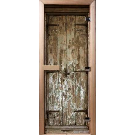 Дверь для сауны Doorwood с фотопечатью A028 1900x700 в Орше