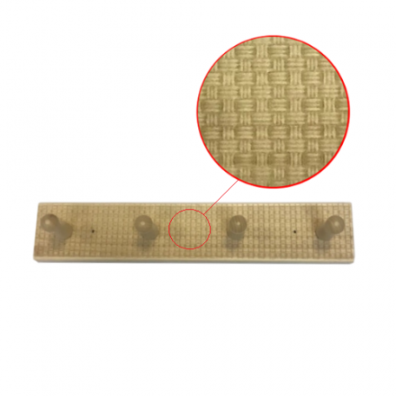 Вешалка 4-х рожковая с тиснением Рогожка купить в Орше