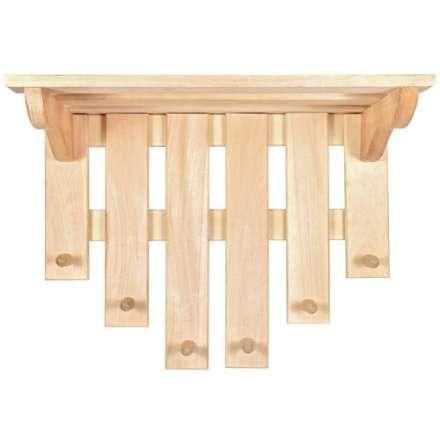 Полка с вешалкой 6 рожков 03580 в Орше