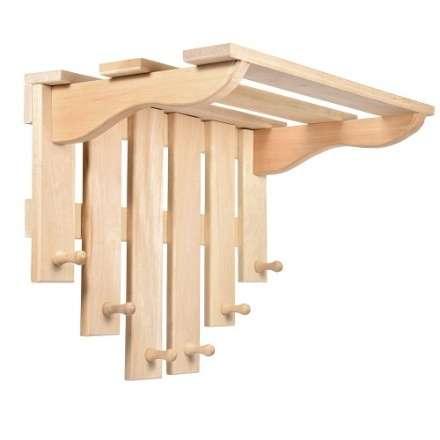 Полка с вешалкой 6 рожков 03580 в Орше