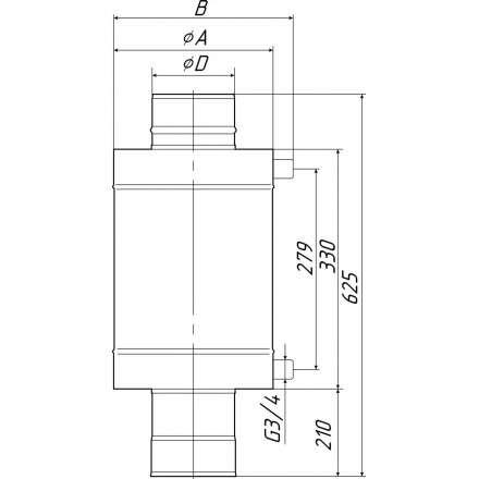 Теплообменник Термофор КОСТАКАН 8 л самоварного типа в Орше